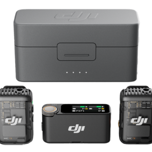 DJI Mic 2 Wireless Mic System for Camera & Smartphone (2TX 1RX Charging Case)
